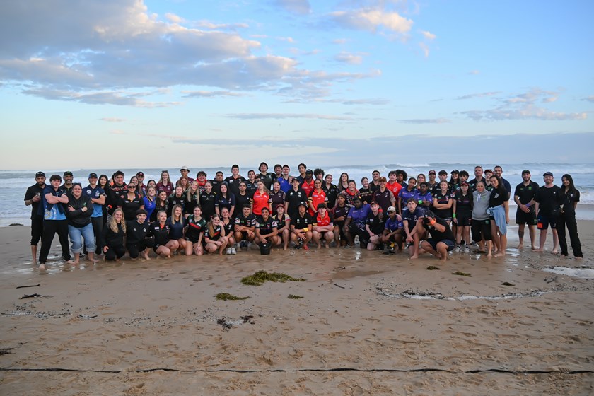Students and staff at the 2025 NRL Indigenous Youth Summit.