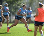 Fronting up: Perseverance pays off as Johnston gets her shot