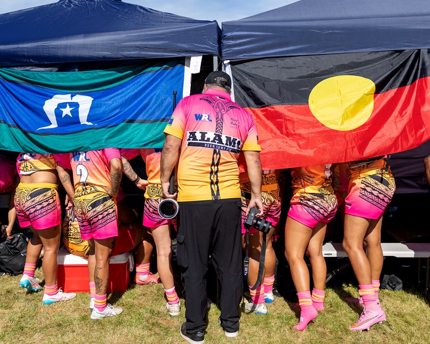 Some of the flags the Nesian Gummas players are representing.