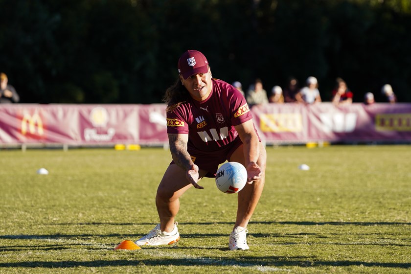 Josh Papalii in Maroons camp. 
