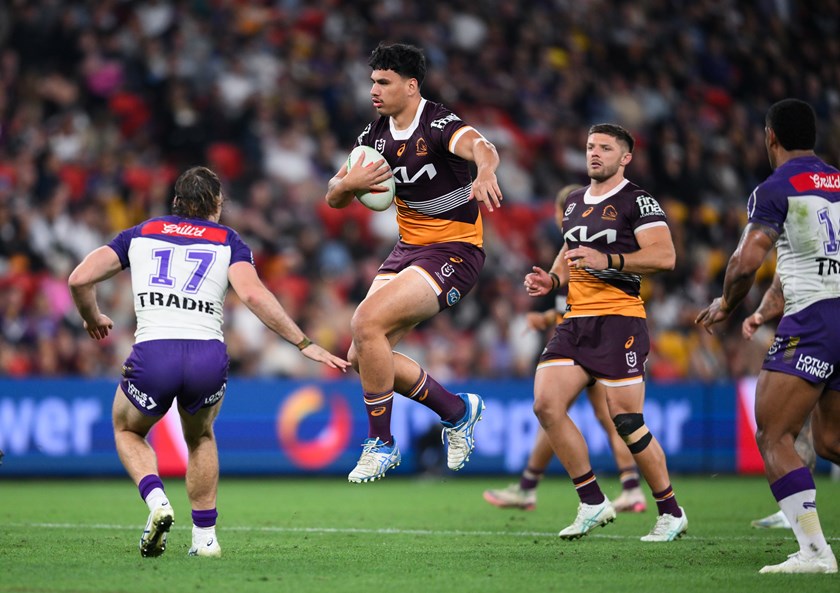 Ben Te Kura in action for the Broncos last season.