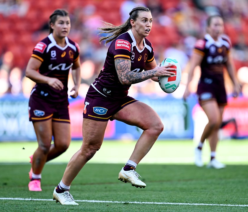 Julia Robinson in action for Brisbane.