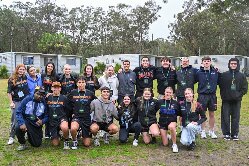 The NRL Indigenous Youth Summit Top 20 students.