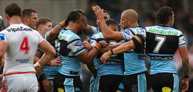 Sharks down Dragons to stay top of table
