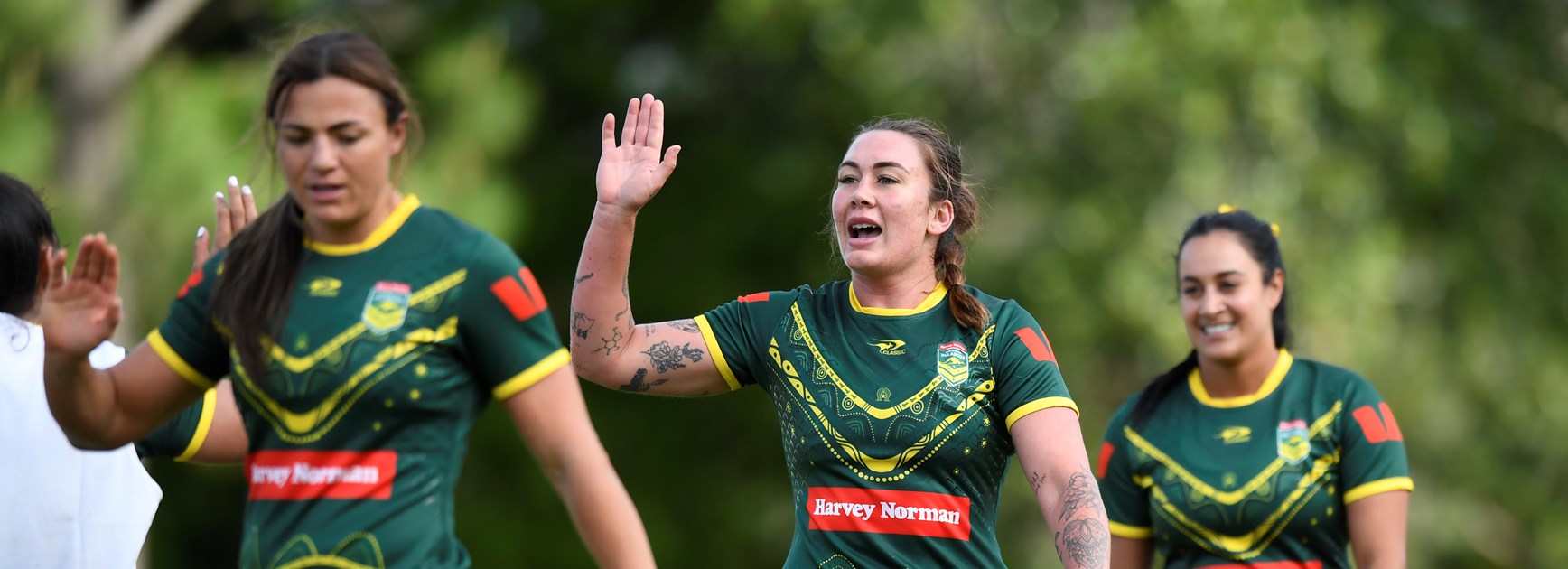 Propped up: Elliston puts her hand up for higher honours