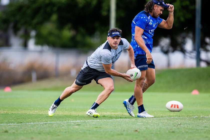 Reed Mahoney at Cowboys training.