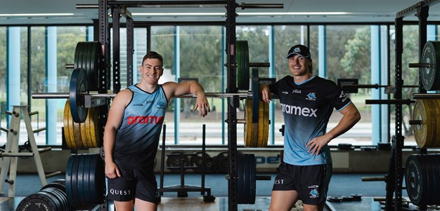 The special bond driving Sharks duo through injury torment