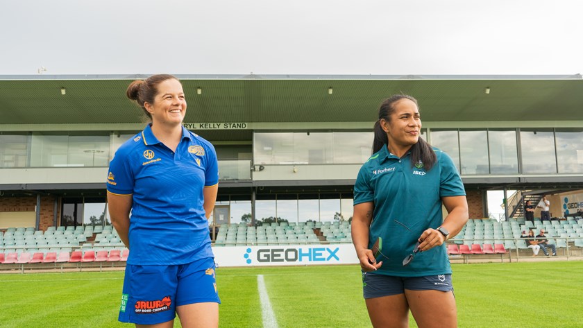 Rachael Pearson and Simaima Taufa check out Geohex Park.