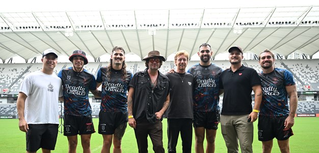 'It's all the things we hold dear': SIX60 perform at NRL All Stars