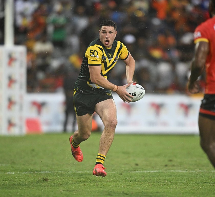 Mitchell Moses in action in PNG.