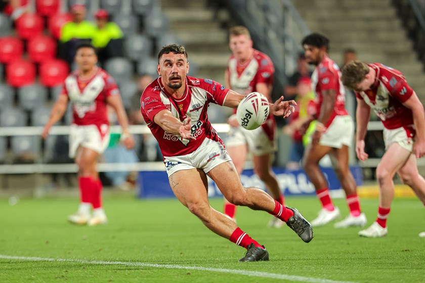 Brent Woolf in action for Redcliffe.