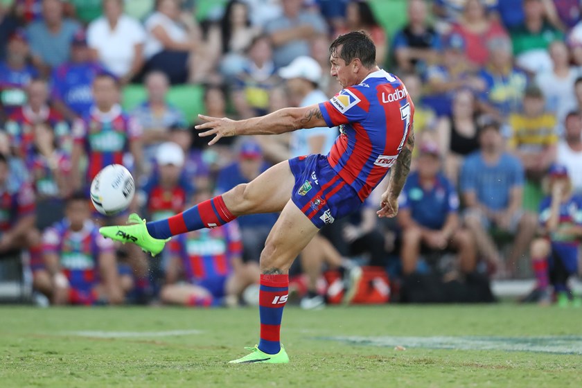 Knights halfback Mitchell Pearce.