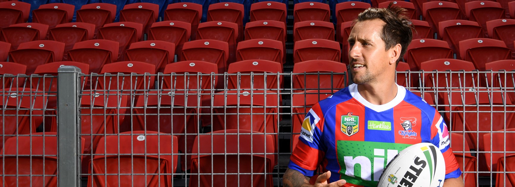 Knights halfback Mitchell Pearce.