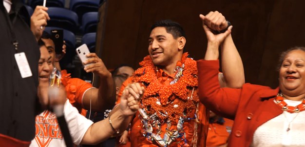 Tonga fans repeat wild World Cup scenes