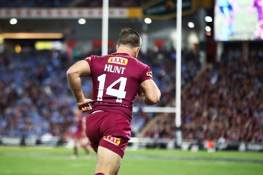 Ben Hunt was a Maroons reserve in 2017.