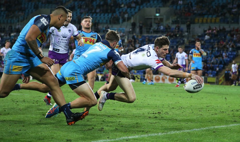 Storm centre Curtis Scott.