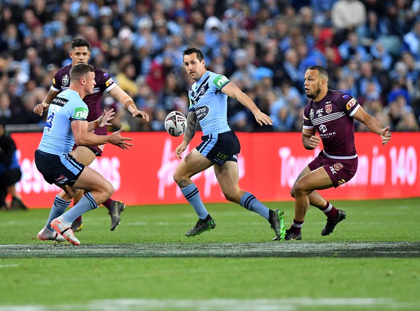 NSW halfback Mitchell Pearce.