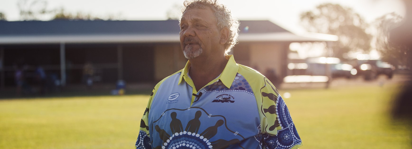NRL Volunteer of the Year Bevan Owens.
