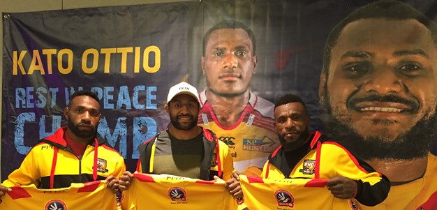 'Forever in our hearts': Kumuls playing in memory of Kato Ottio
