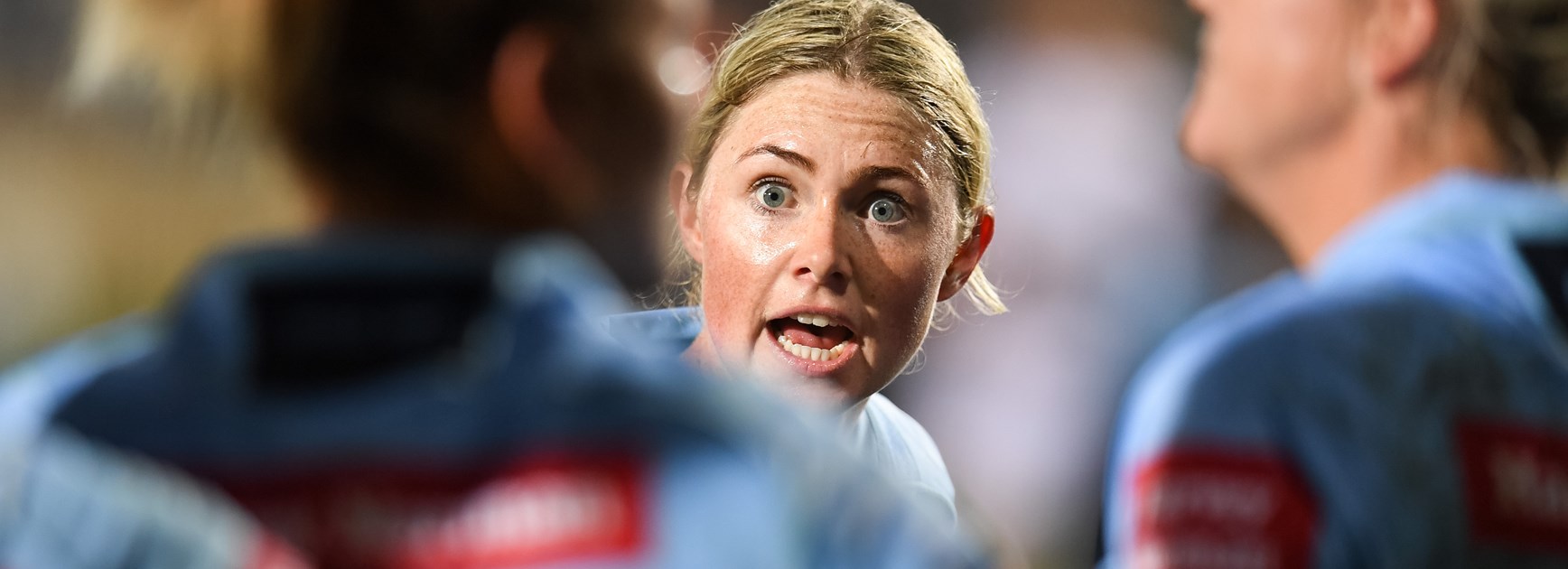Maddie Studdon playing for NSW in the 2018 Origin clash.