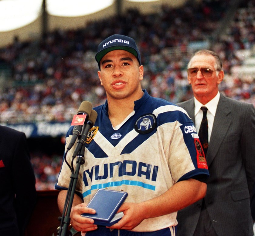 1995 Clive Churchill Medallist Jim Dymock.