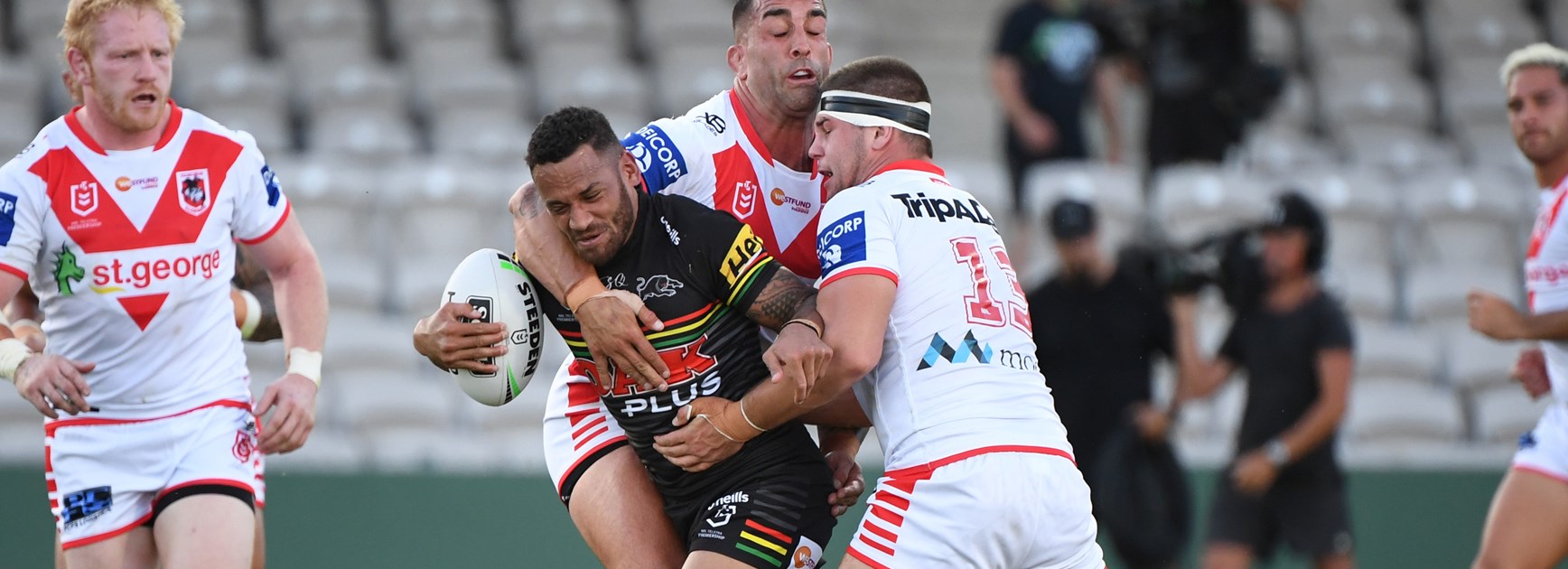 Penrith hooker Apisai Koroisau.