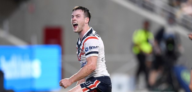 Roosters halves pave the way for gritty win over Broncos