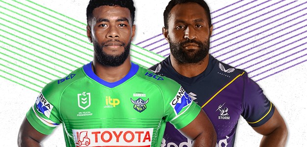 Raiders v Storm: Sutton in for Young; Storm unchanged