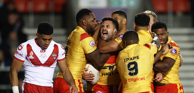 PNG take positives from narrow defeat as Martin equals world record