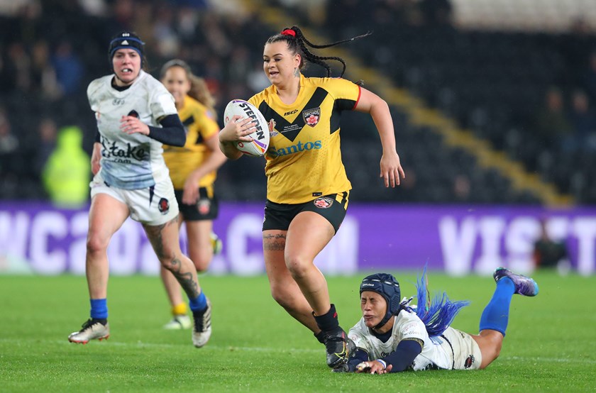 PNG forward Jessikah Reeves is tipped to break into the NRLW next season