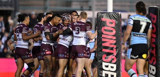 Sea Eagles survive spectacular Sharks comeback