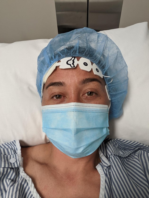 Hunt undergoing treatment for cancer last year.