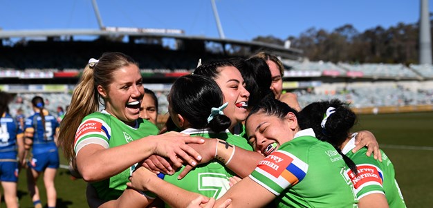 Raiders edge Eels in Canberra try-fest