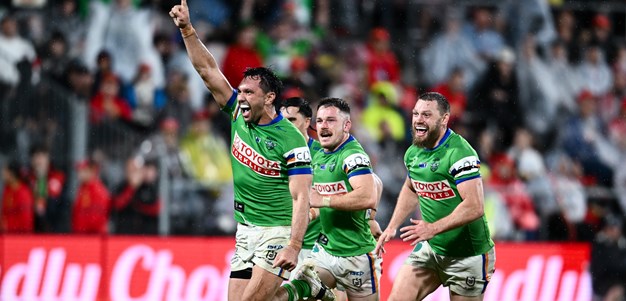 Rapana's boot sees Raiders to golden point victory over Dolphins