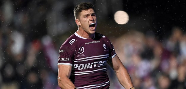 Sea Eagles grind down Warriors in the wet