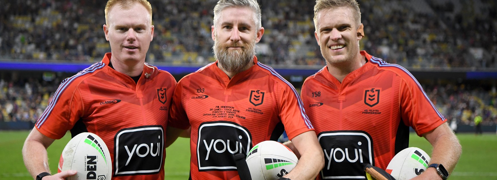 Match Officials: NRL Round 25 and NRLW Round 5