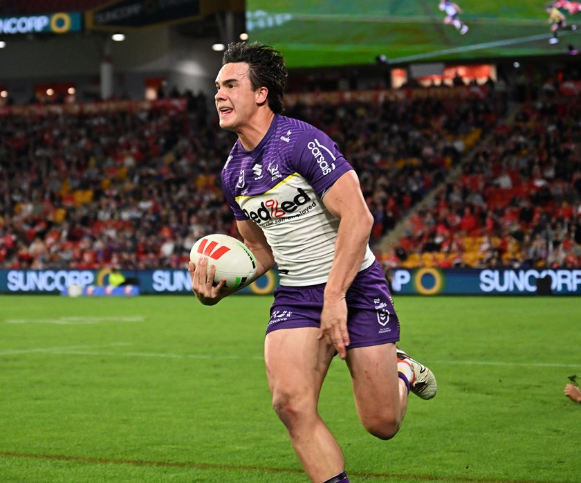 Jack Howarth has cemented a centre berth at the Storm this season.