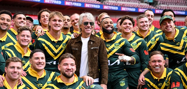 Surprise meeting with Bon Jovi has Roos ready to rock Wembley