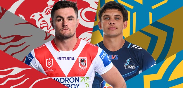 Dragons v Titans: Same 17 for Flanno; Fitzgibbon to debut