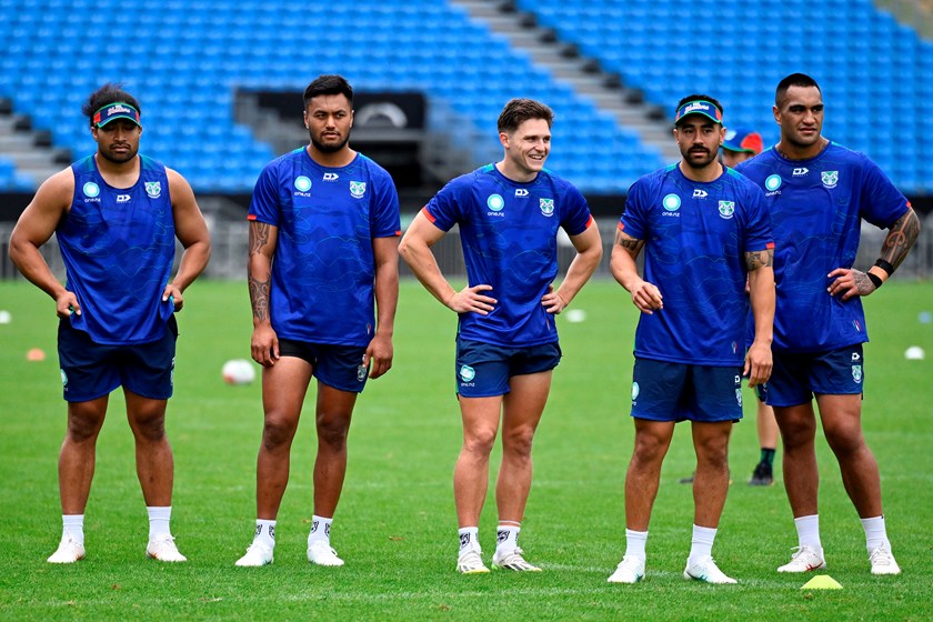 Luke Metcalf played alongside Shaun Johnson at the Warriors in 2023 and 2024.