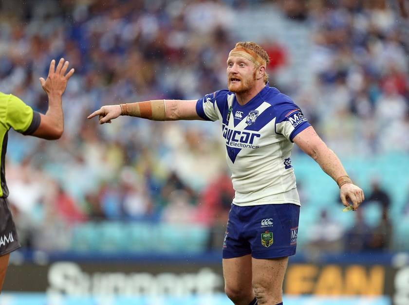 James Graham tries to get his point across during the infamous Good Friday game in 2015.