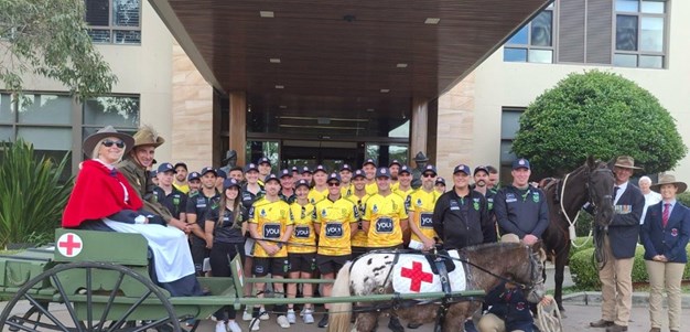 'Lived the experiences we commemorate': Refs join veterans in ANZAC parade