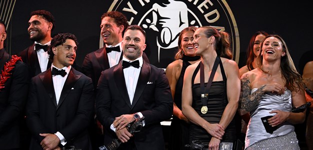 James Tedesco and Tamika Upton win Dally M Medals