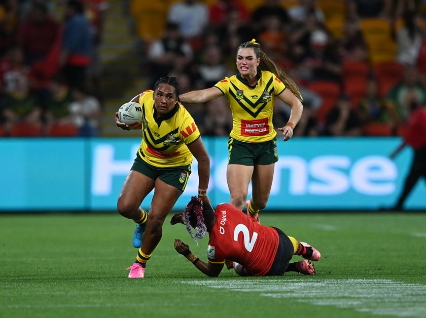 Mahalia Murphy returned to the Jillaroos last season after making her debut in 2015 before a code switch.