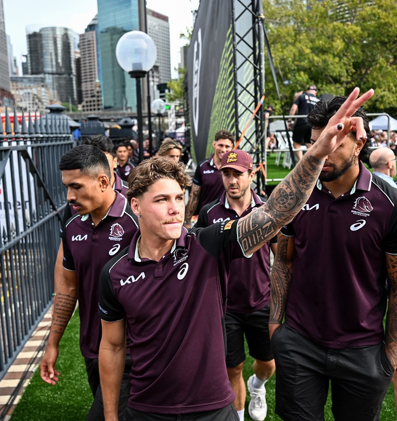 Broncos superstar Reece Walsh was a favourite with the crowd at NRL Fan Fest