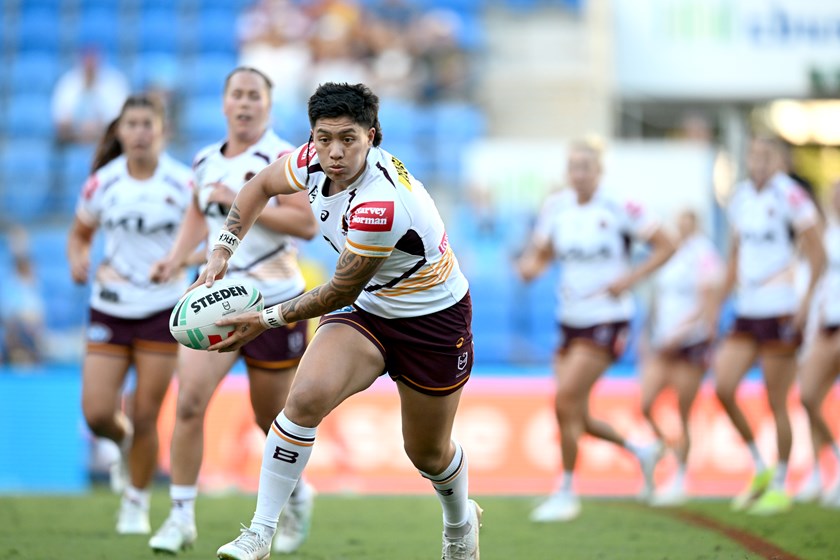 Gayle Broughton is a key player for the Broncos NRLW side.
