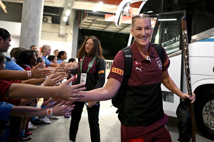 Ali Brigginshaw will make her 18th appearance for Queensland
