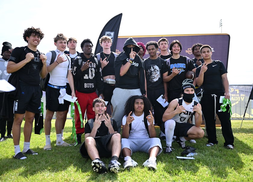 There were 45 boys and girls teams at the NRL Gala Day in Las Vegas