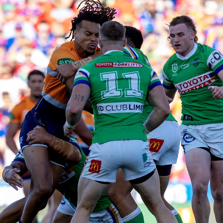 Easter Sunday double: Knights v Raiders; Sharks outpoint Warriors