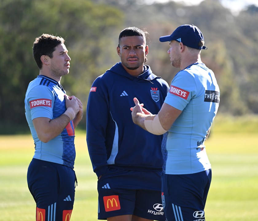 Mitchell Moses was ruled out of Origin II after injuring his calf at Blues training.